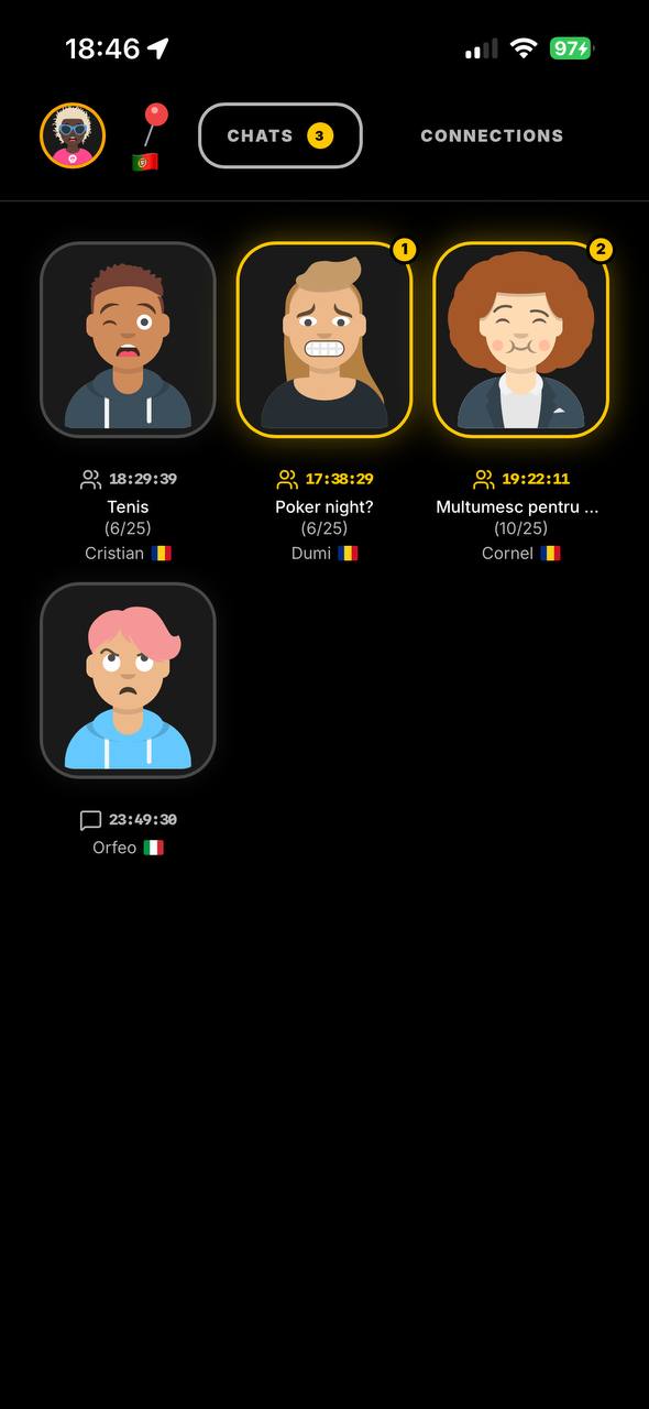 peNV — Chat with the 24-hour timer